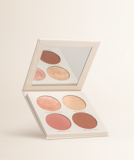 GO & GLOW BLUSH + HIGHLIGHT PALETTE | NUDE WONDER BUNDLE
