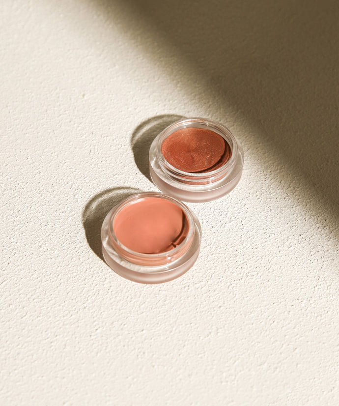 Duo Pots Lip + Eye | Barely There + Rose Gold