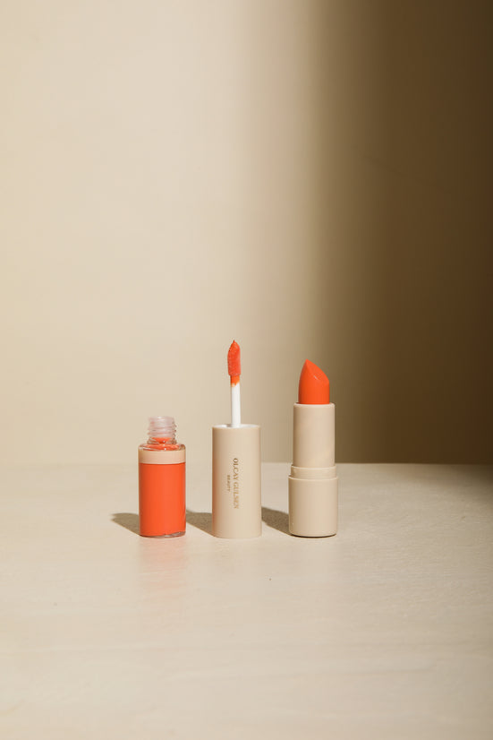 Serious Shine Lipgloss + Lipstick | Peach