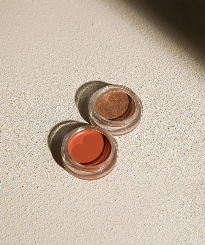 Duo Pots Blush + Highlight | Peach + Mystical