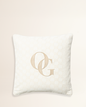 Merry Monogram Pillow Cover