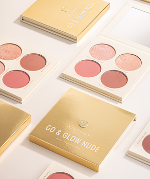 GO & GLOW BLUSH + HIGHLIGHT PALETTE | NUDE