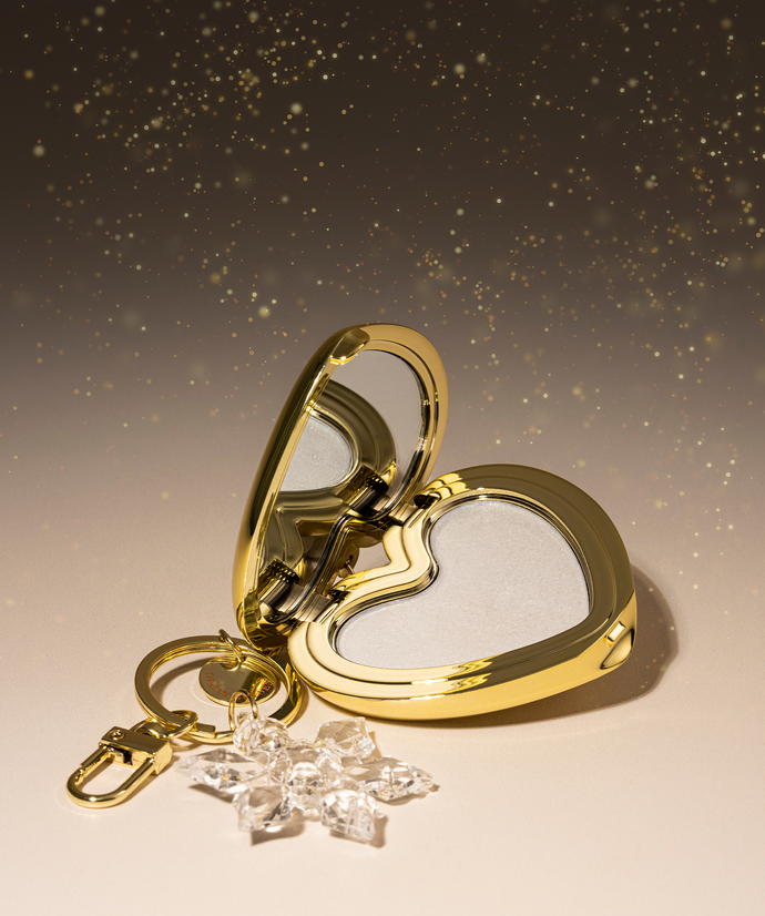 GLOW HEART KEYCHAIN MET HIGHLIGHTER