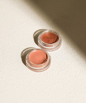 DUO POTS LIP + EYE | BARELY THERE + ROSE GOLD