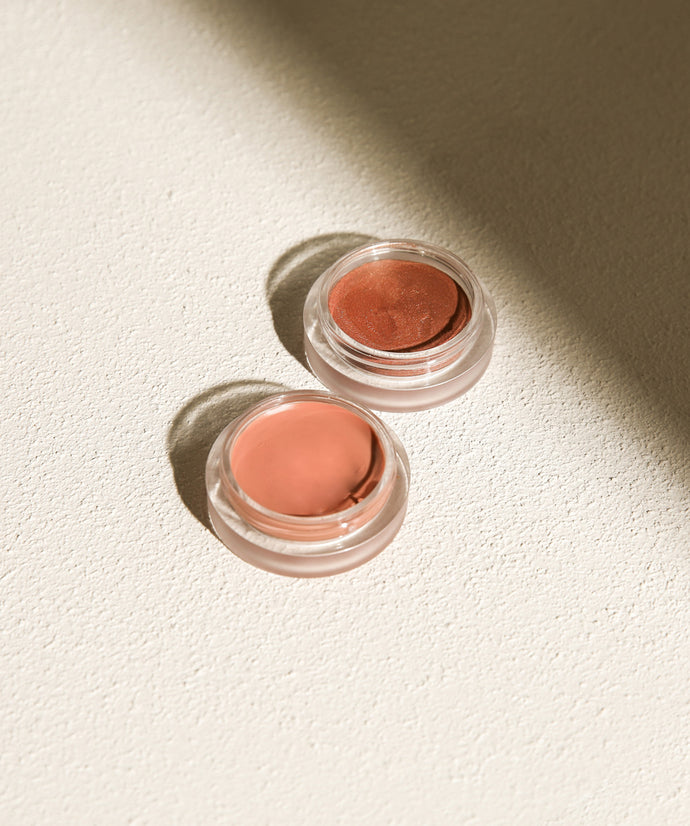 DUO POTS LIP + EYE | BARELY THERE + ROSE GOLD